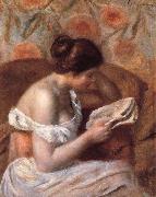 woman reading Pierre Auguste Renoir